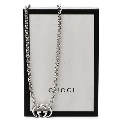 Gucci Sterling Silver Britt Necklace 6 of 6