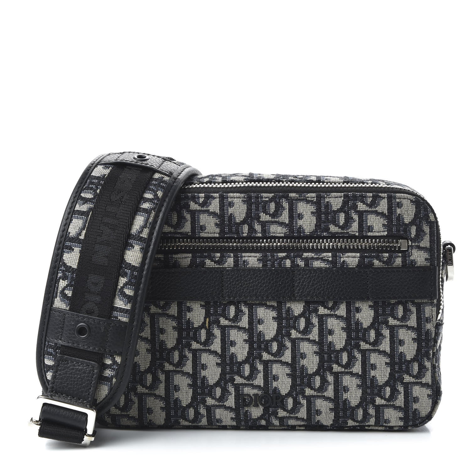 Christian Dior HOMME Oblique Safari Messenger Blue 1 of 10