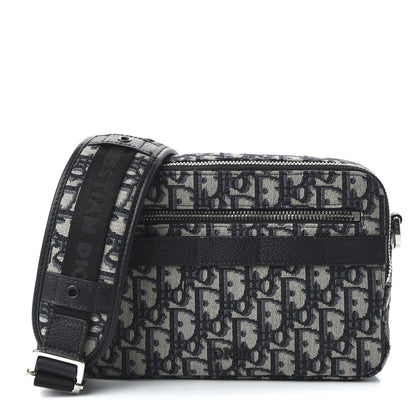Christian Dior HOMME Oblique Safari Messenger Blue 1 of 10