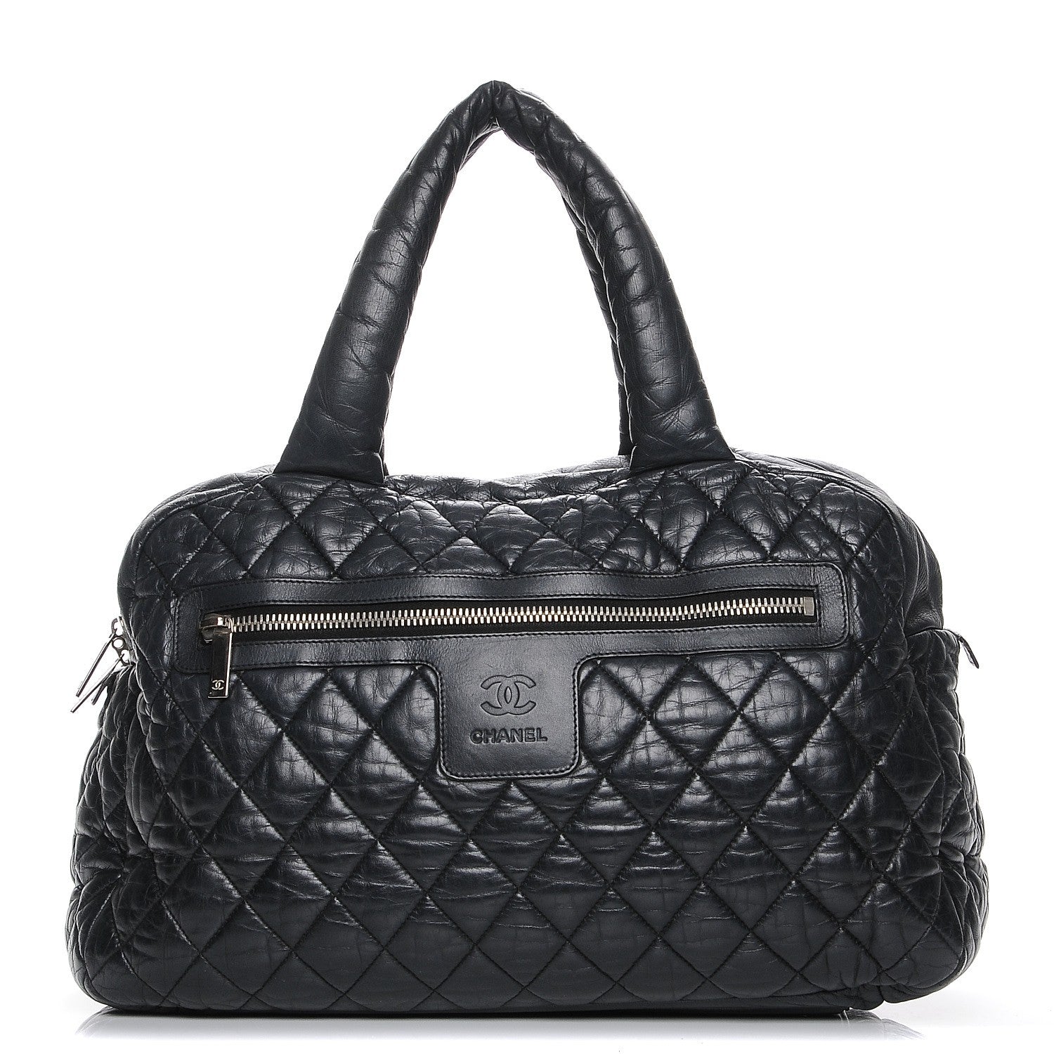 Chanel Lambskin Coco Cocoon Bowler Black 1 of 12