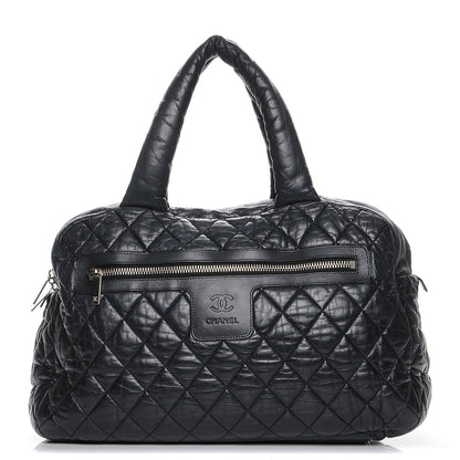 Chanel Lambskin Coco Cocoon Bowler Black 1 of 12