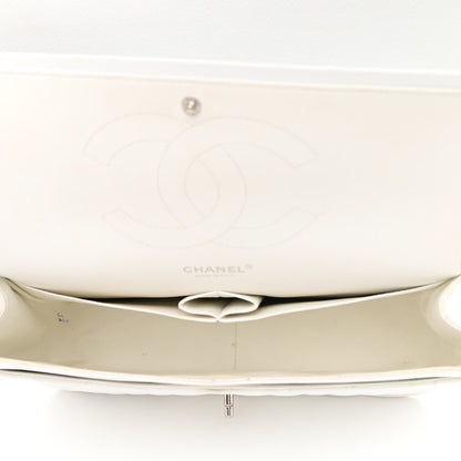 Chanel Caviar Quilted Jumbo Double Flap White 5 of 12