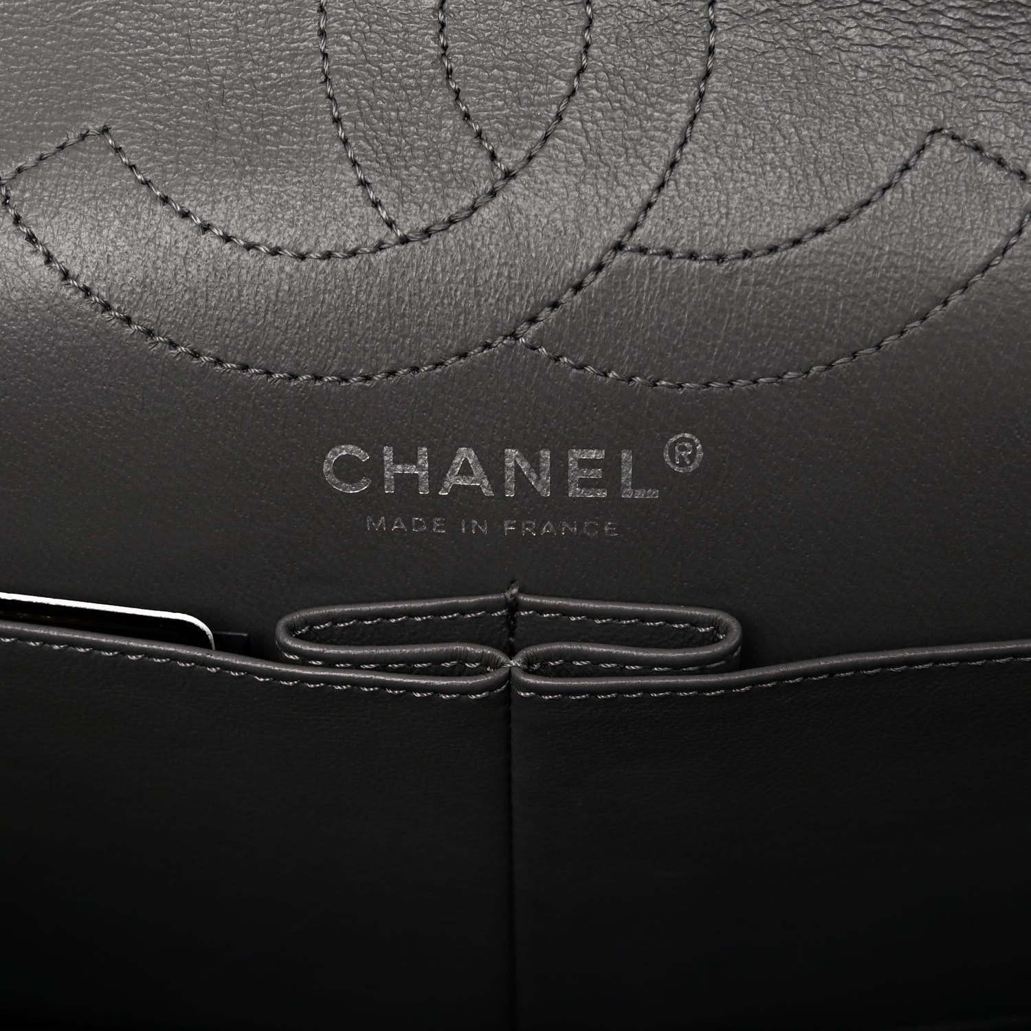 Chanel Aged Calfskin Quilted 2.55 Reissue 226 Flap Grey 6 of 11