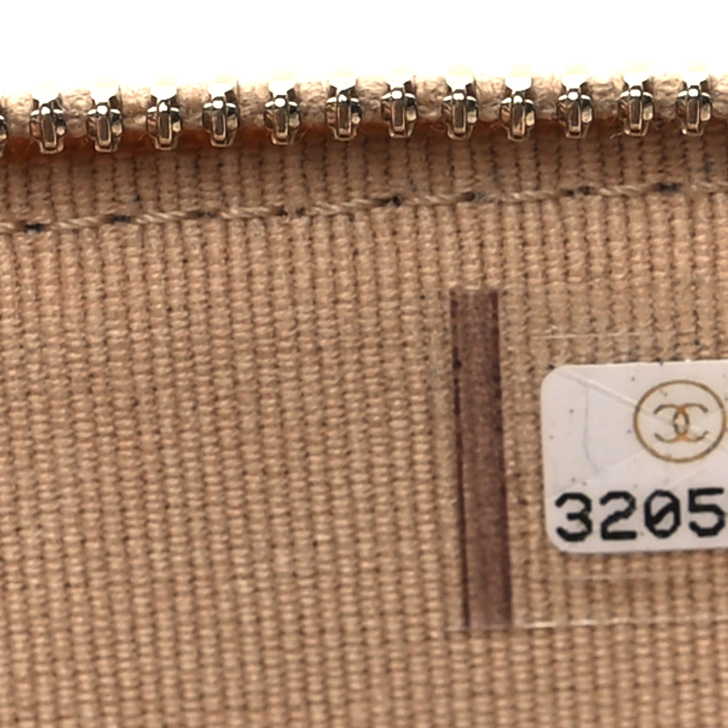 Caviar Chevron Quilted Mini Boy Clutch With Chain Beige