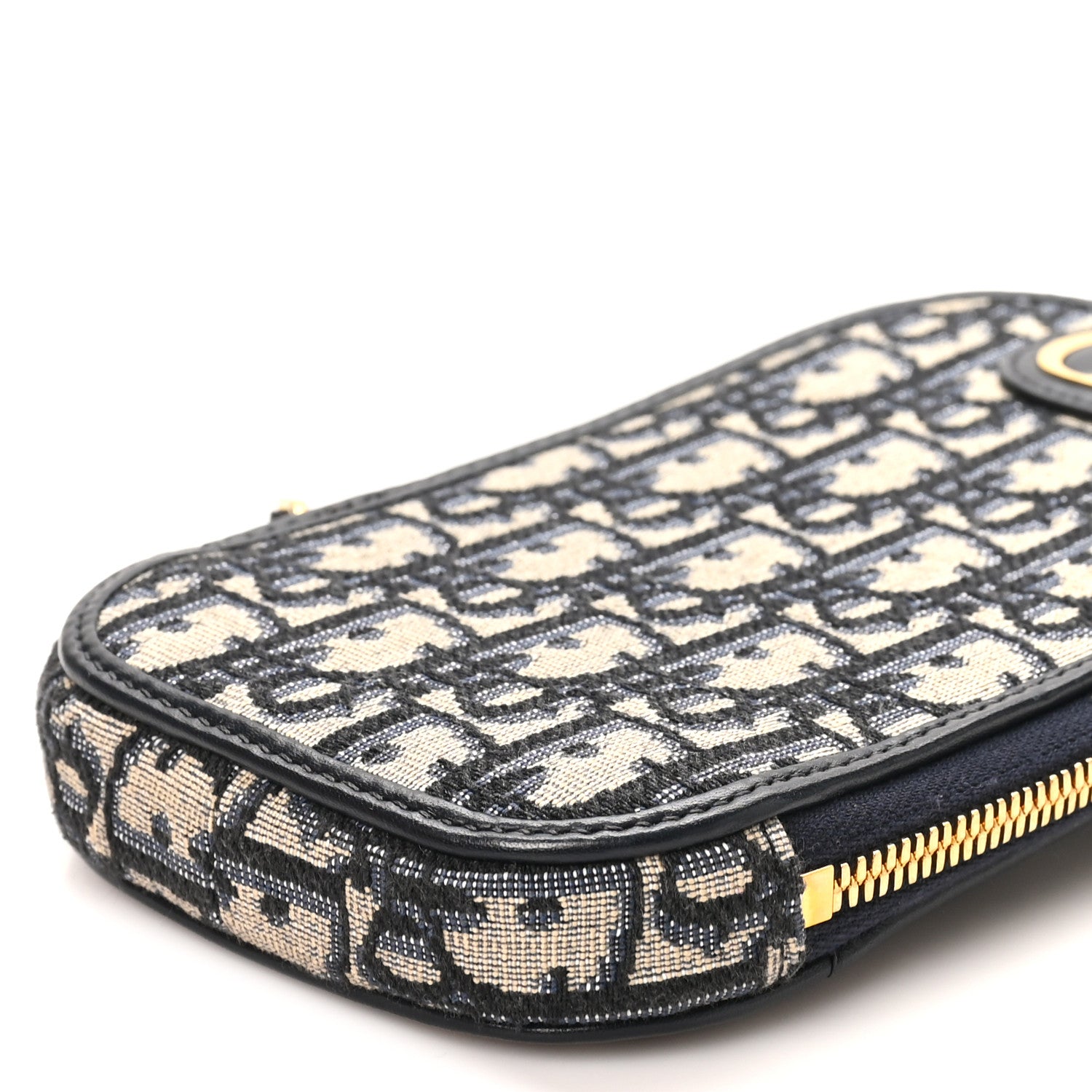 Christian Dior Oblique 30 Montaigne Phone Holder Blue 9 of 10