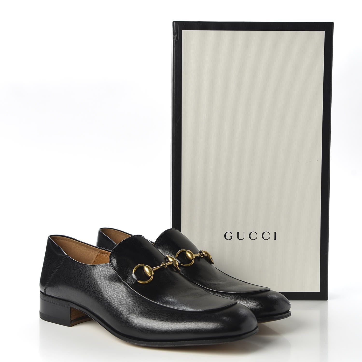 Gucci Goatskin Mens Horsebit Loafers 10 Black 11 of 11