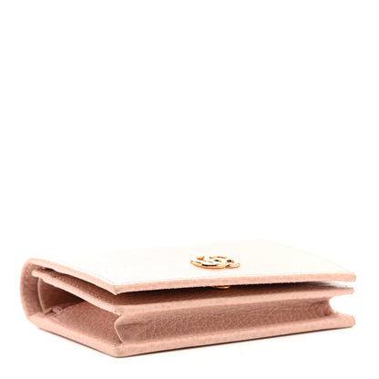 Gucci Dollar Calfskin GG Marmont Card Case Perfect Pink 4 of 7