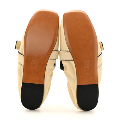 Loewe Lambskin Gate Loafers 36 Milk 6 of 13