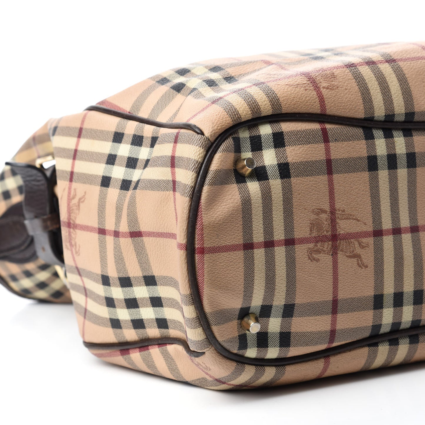 Haymarket Check Medium Walden Belted Hobo Chocolate