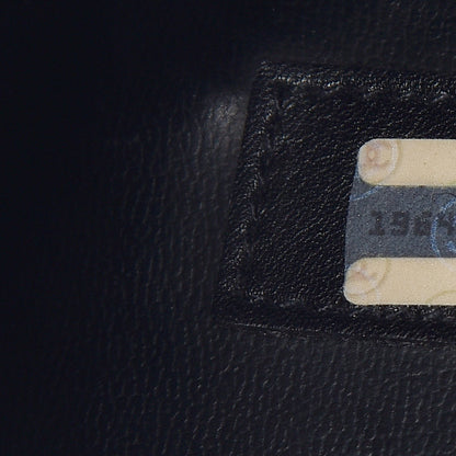 Chanel Calfskin Stitched CC Boston Black 9 of 11