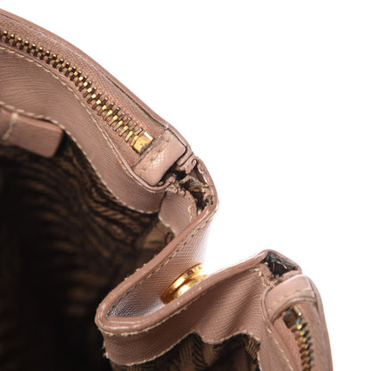 Prada Saffiano Medium Double Zip Tote Cammeo 10 of 18