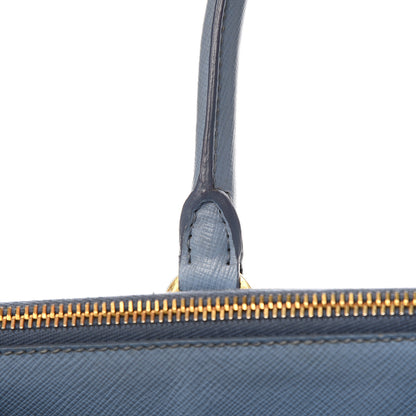 Prada Saffiano Medium Galleria Double Zip Tote Aviazione 14 of 20