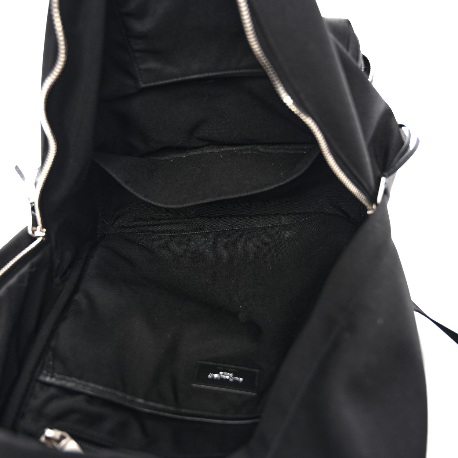 Saint Laurent Canvas City Backpack Black 5 of 11