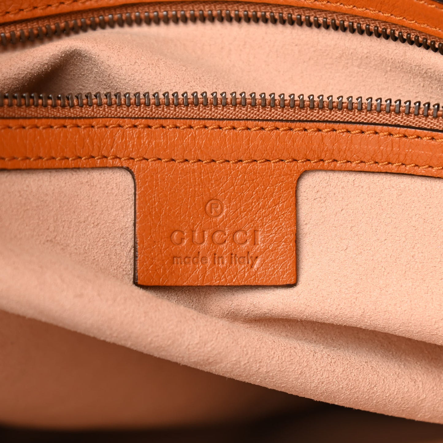 Azalea Calfskin Matelasse Large GG Marmont Slim Tote Cognac