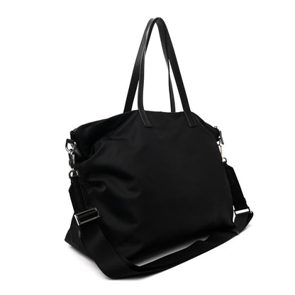 Prada Tessuto Nylon Saffiano Tote Black 3 of 11