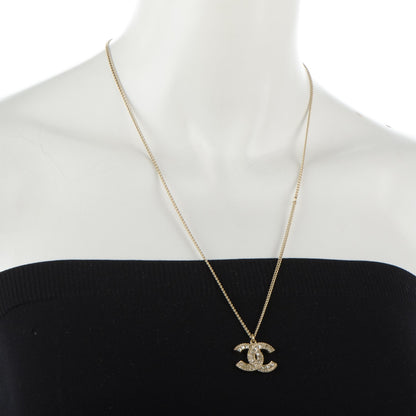Chanel Baguette Crystal CC Necklace Gold 2 of 4