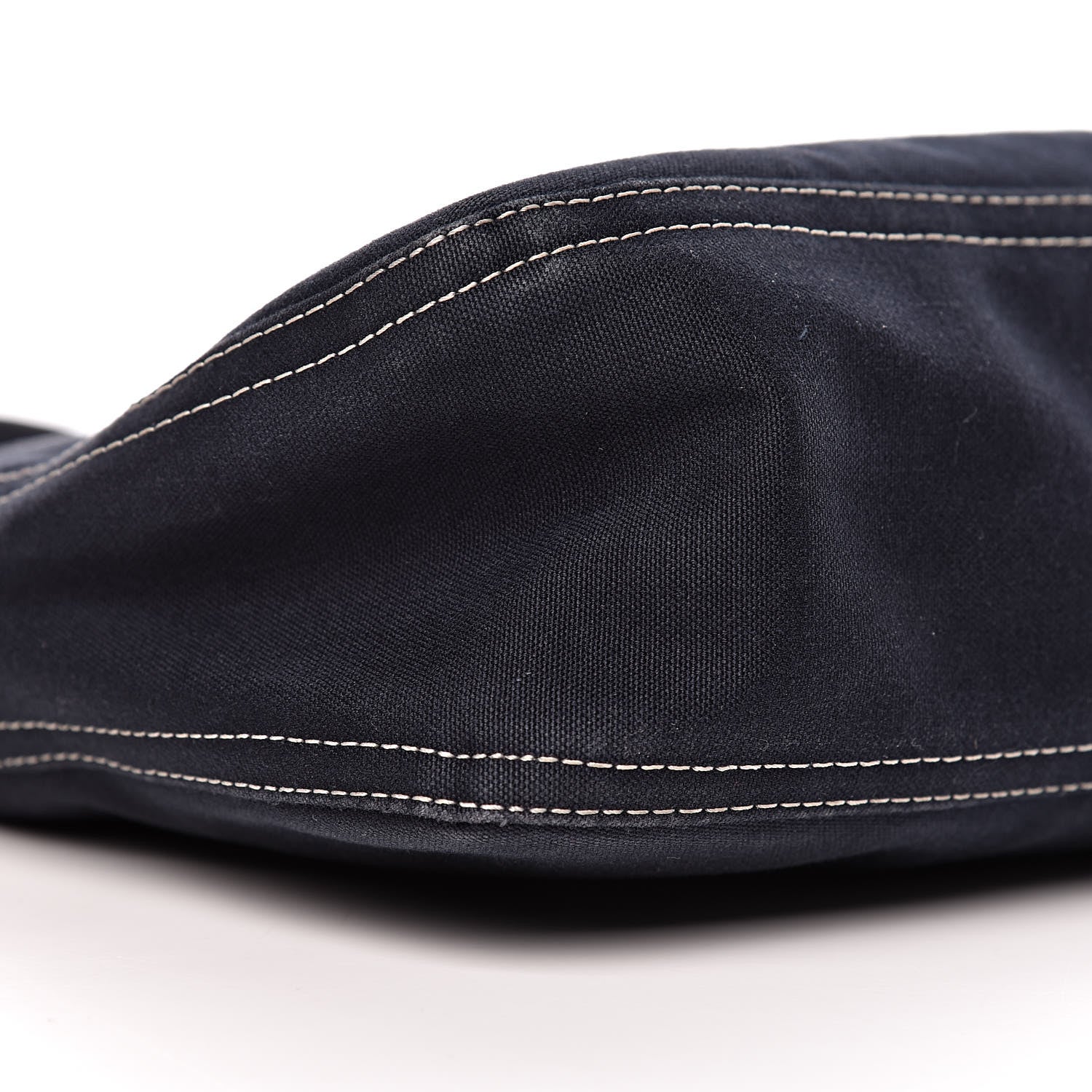 Fendi Canvas Shoulder Bag Dark Blue 10 of 13