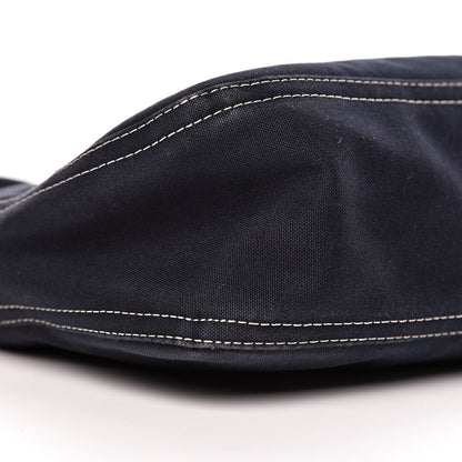 Fendi Canvas Shoulder Bag Dark Blue 10 of 13