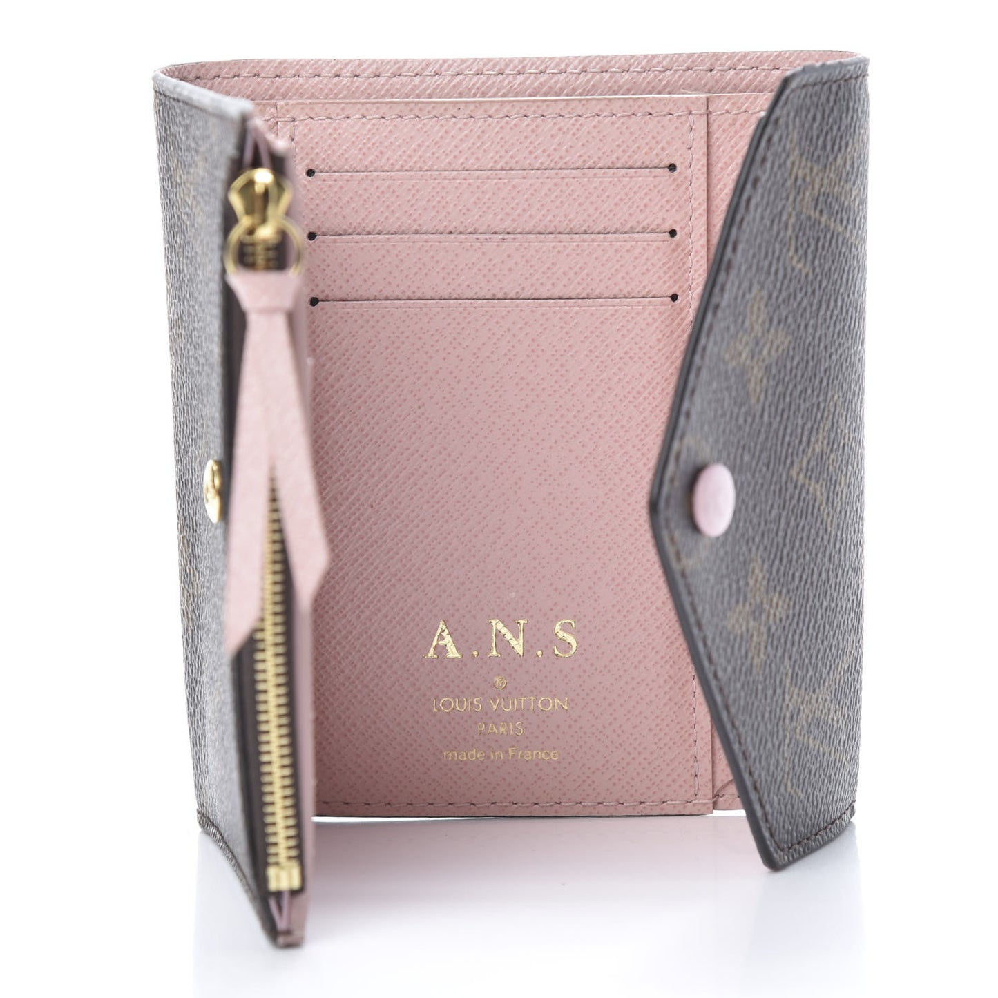 Monogram Victorine Wallet Rose Ballerine