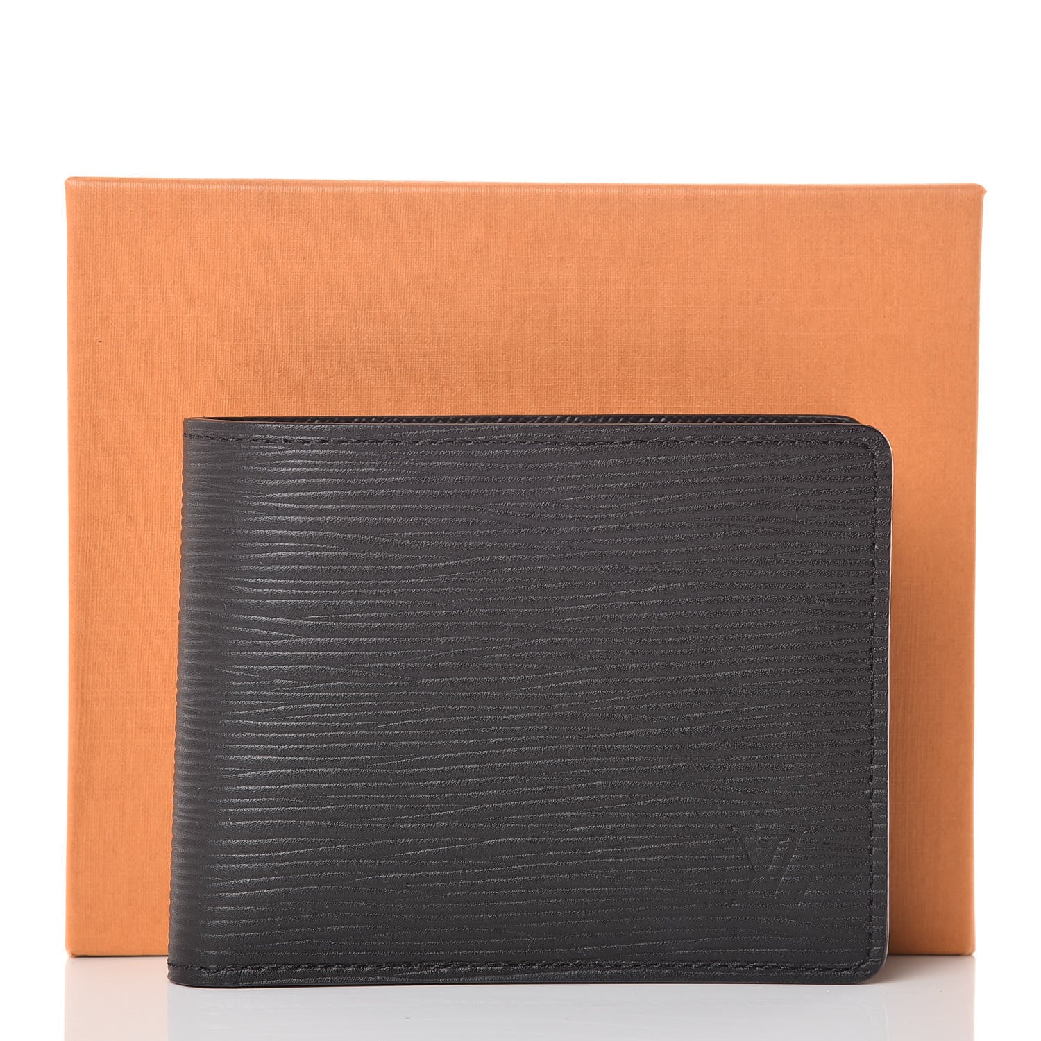 Louis Vuitton Epi Slender Wallet Black 8 of 8