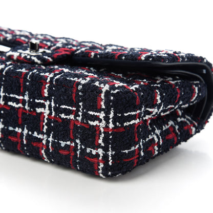 Chanel Tweed Quilted Medium Double Flap Multicolor 7 of 10
