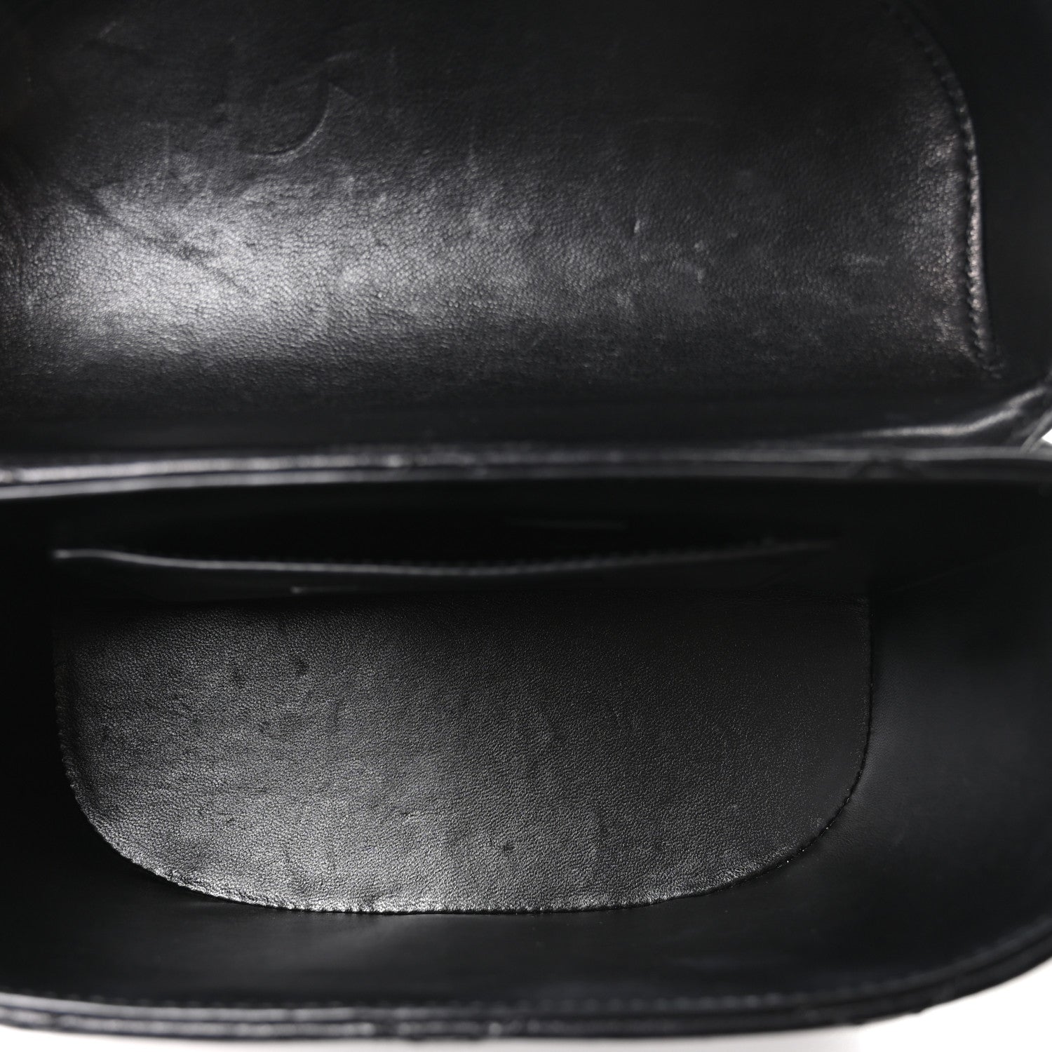 Saint Laurent Lambskin Quilted Monogram June Box Bag  Black 5 of 11
