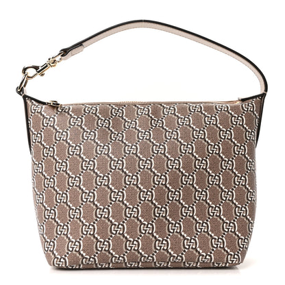 Gucci GG Shadow Monogram Super Mini Ophidia Shoulder Bag Taupe 1 of 10