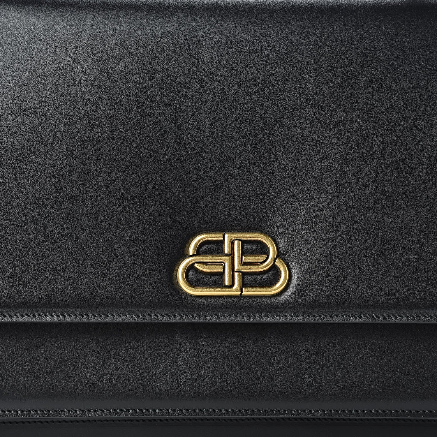 Balenciaga Box Calfskin Large Sharp Top Handle Bag Black 8 of 10