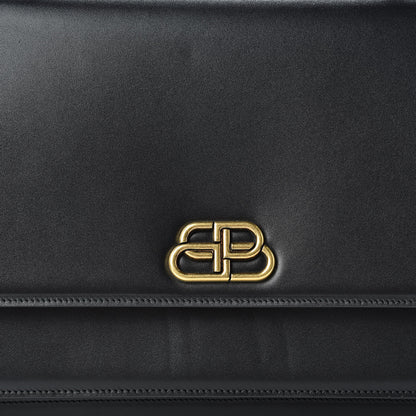 Balenciaga Box Calfskin Large Sharp Top Handle Bag Black 8 of 10