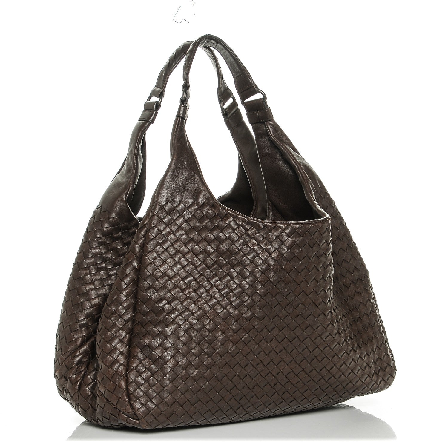Bottega Veneta Nappa Intrecciato Large Campana Ebano 7 of 11