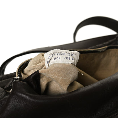 Bottega Veneta Nappa Intrecciato Pleated Tote Ebano 8 of 14
