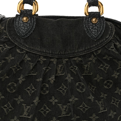 Louis Vuitton Denim Neo Cabby MM Black 8 of 17