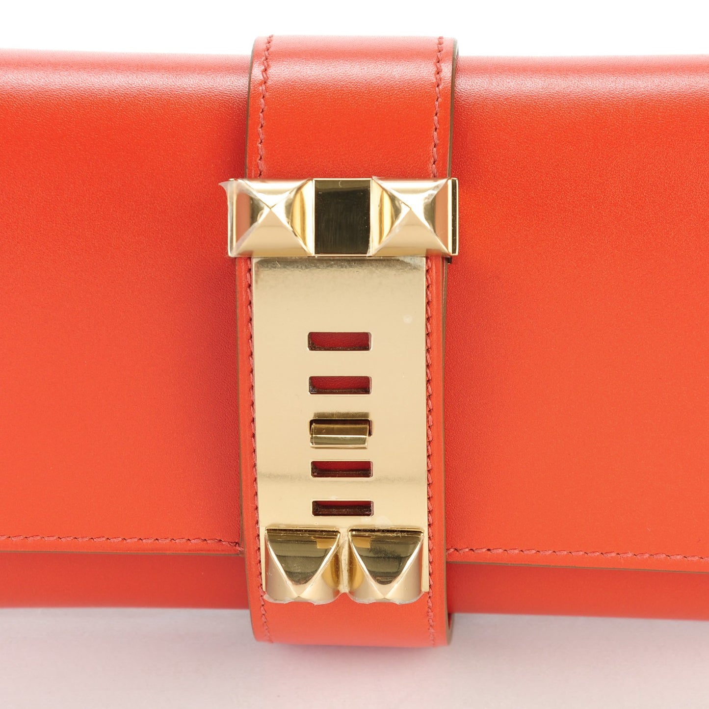 Tadelakt Medor Clutch 23 Sanguine