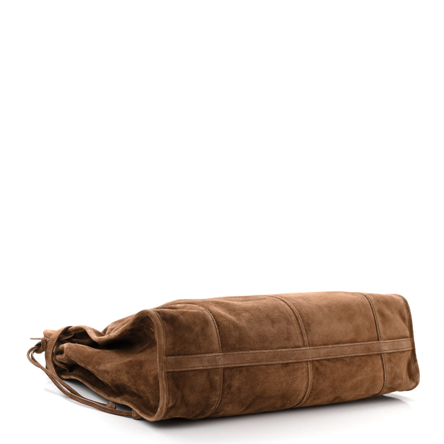 Suede Extra Large Bonnie Shoulder Bag Cocoa Brown