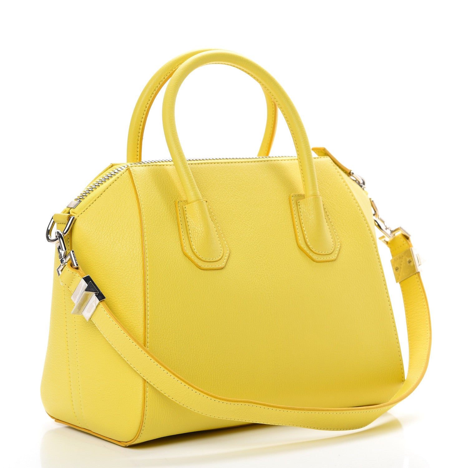 Givenchy Sugar Goatskin Small Antigona Yellow 2 of 12
