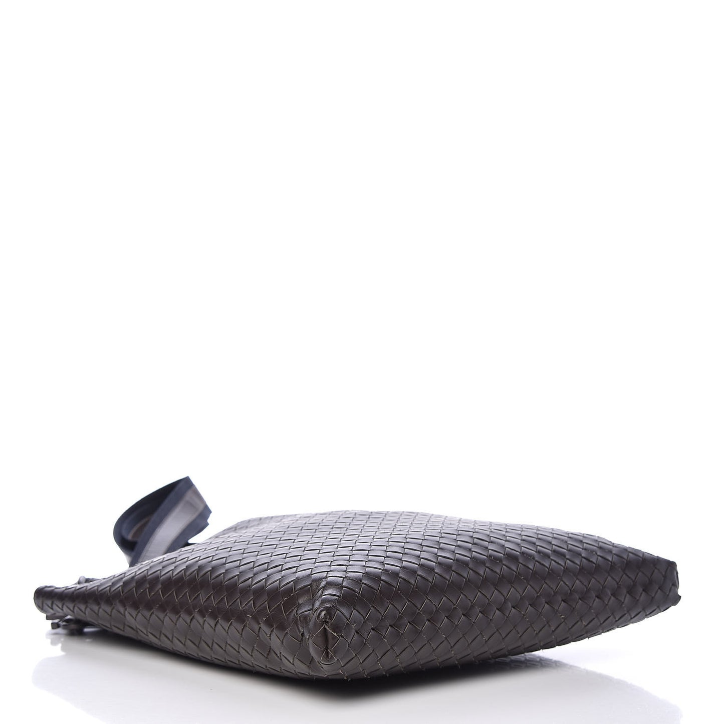 Nappa Intrecciato VN Crossbody Messenger Bag Ebano
