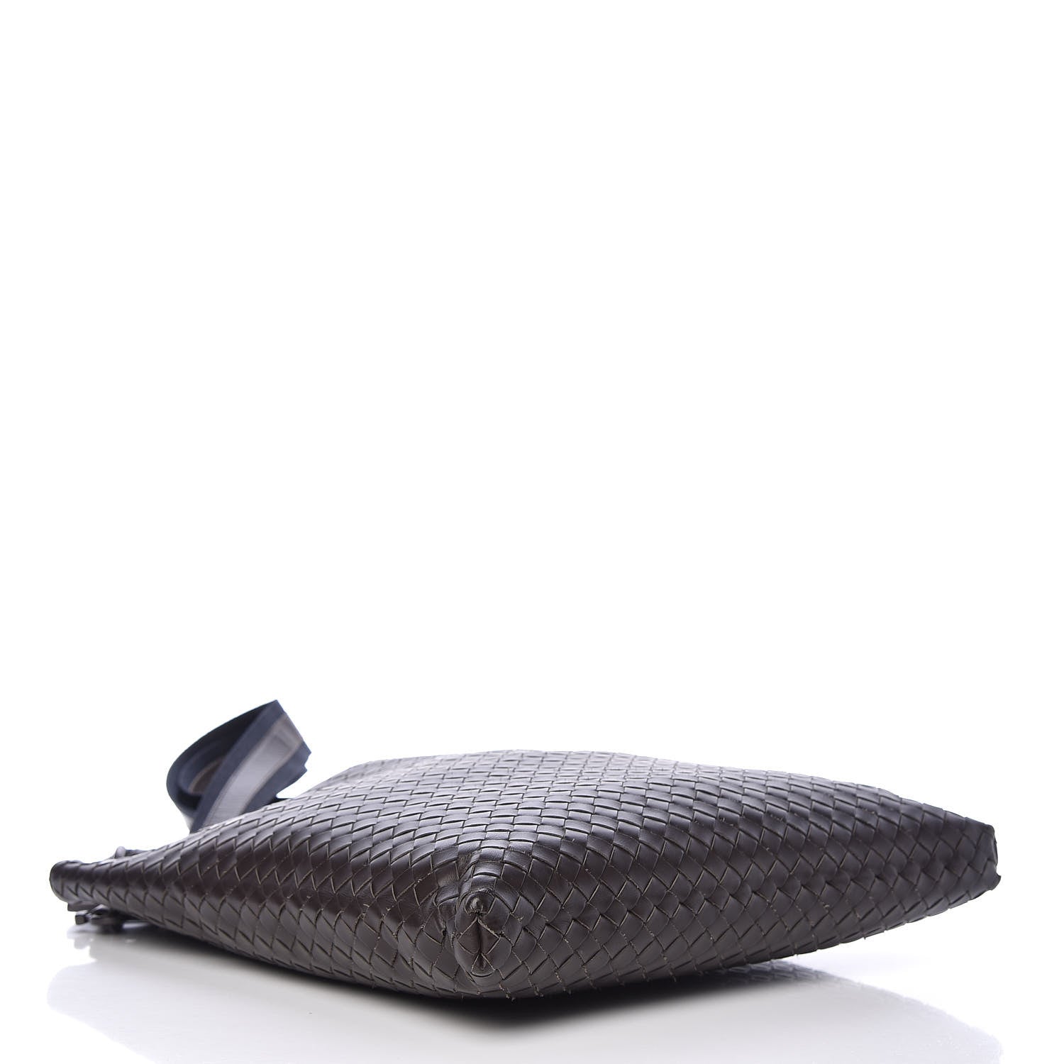 Bottega Veneta Nappa Intrecciato VN Crossbody Messenger Bag Ebano 4 of 11