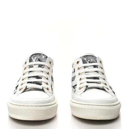Louis Vuitton Technical Fabric Calfskin Monogram Stellar Sneakers 40 Black 2 of 8