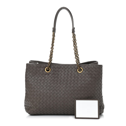 Bottega Veneta Nappa Intrecciato Medium Tote Grey 1 of 12