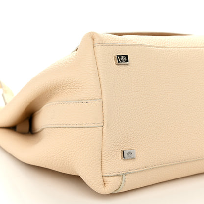 The Row Grained Calfskin Sidekick Beige 8 of 9