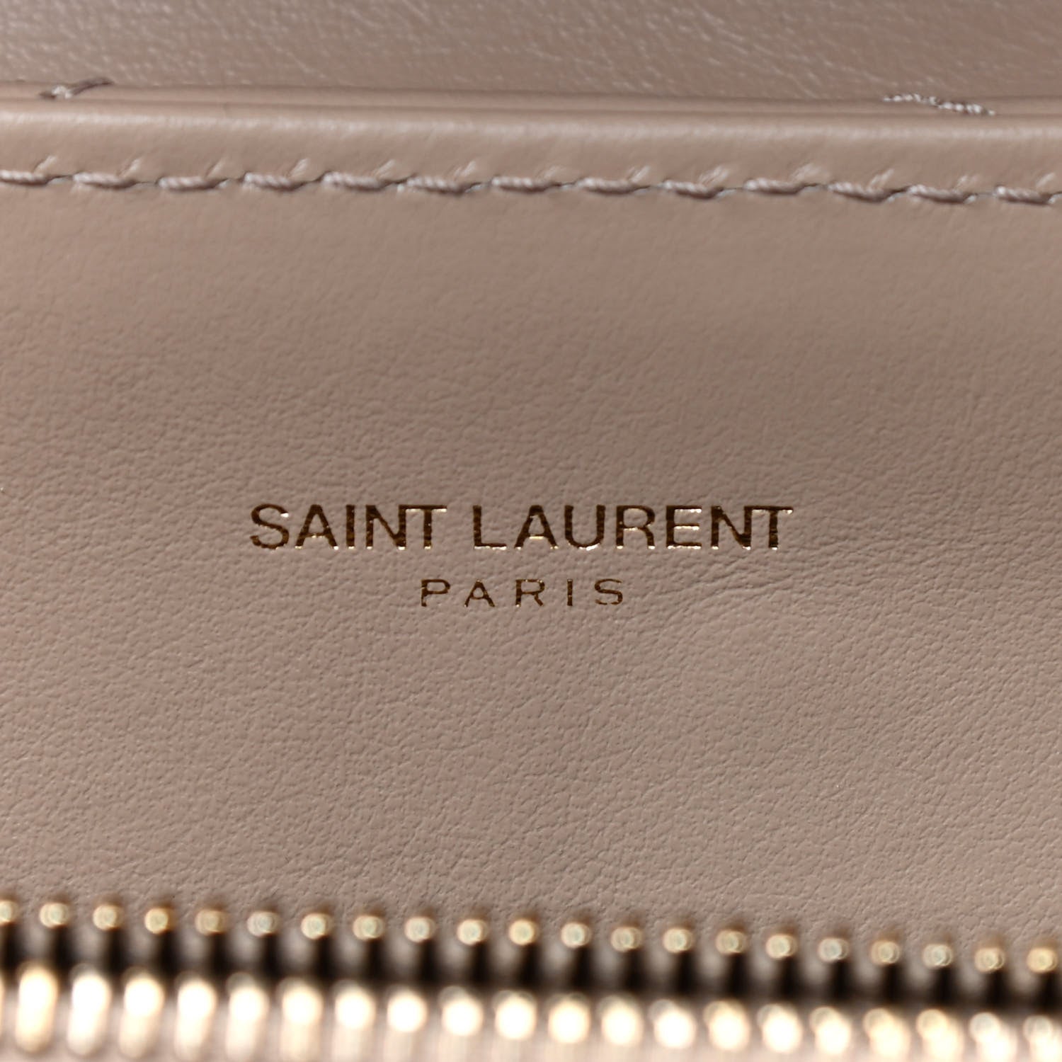 Saint Laurent Calfskin Y Quilted Monogram Medium Loulou Chain Satchel Nude Powder 6 of 10