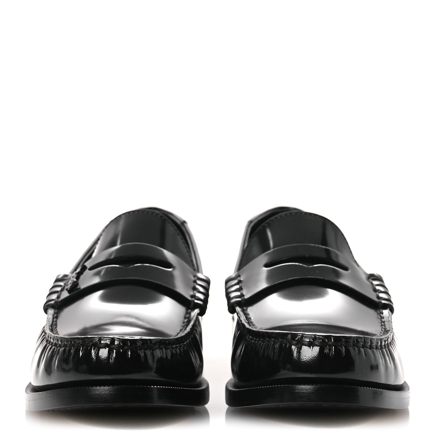 Saint Laurent Magnum Lux Calfskin Le Loafer 15 Moccasins 39 Black 3 of 12