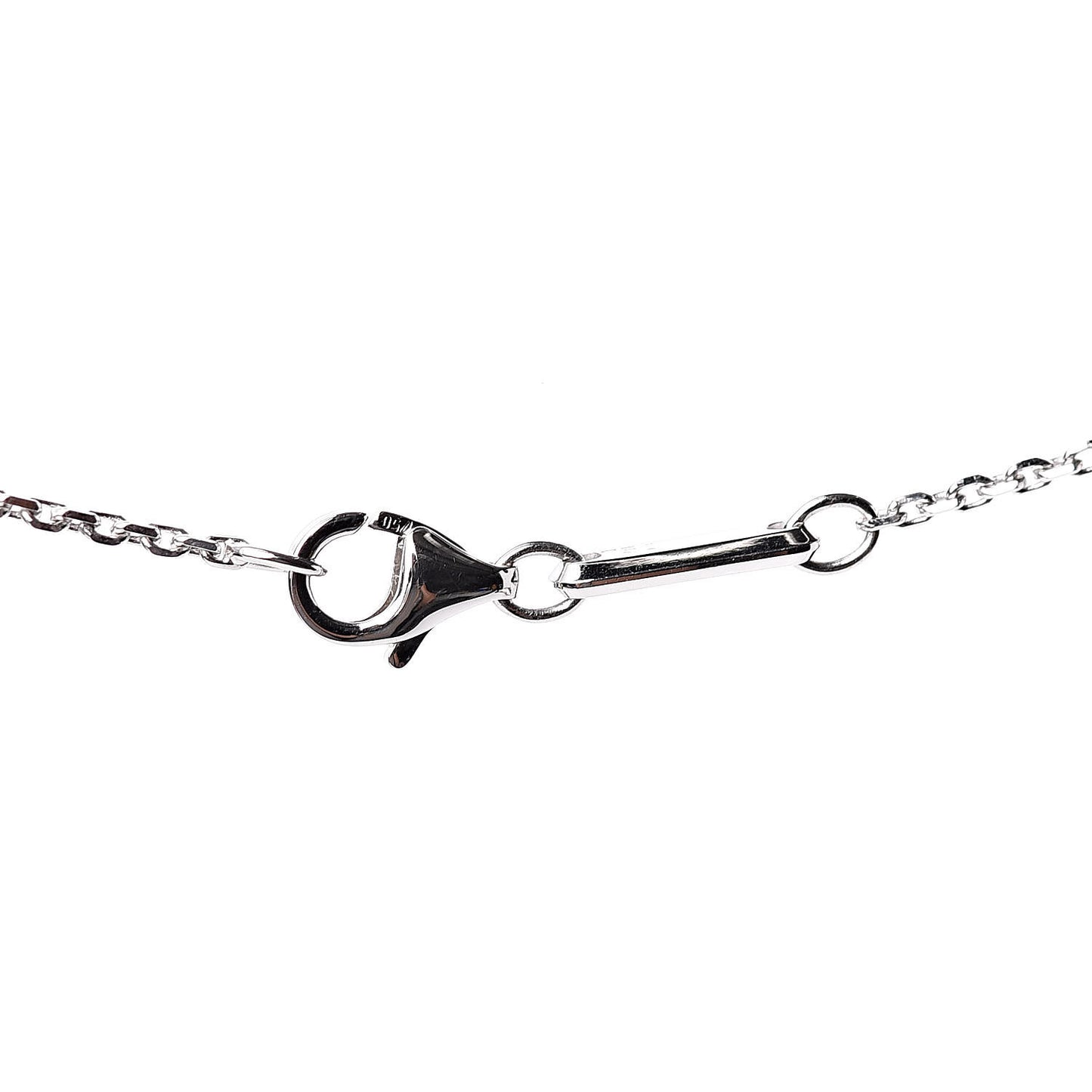 18K White Gold Blue Topaz 3 Diamonds So Happy Heart Pendant Necklace