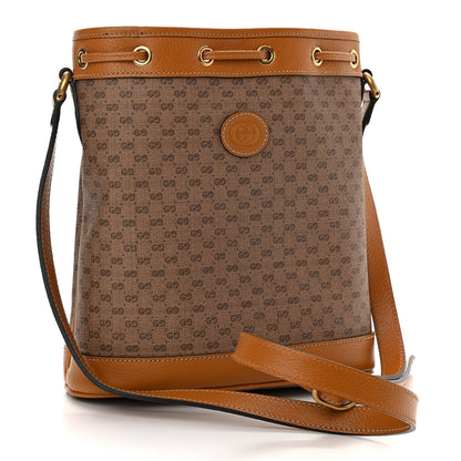 Gucci X DISNEY Mini Vintage GG Supreme Monogram Bucket Bag Beige Vintage Sun Oil 3 of 12