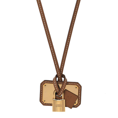 Hermes Swift Large O'Kelly Pendant Necklace Gold 1 of 6