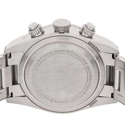 TUDOR Stainless Steel 41mm Black Bay Chronograph Panda Automatic Watch White 79360N 4 of 5