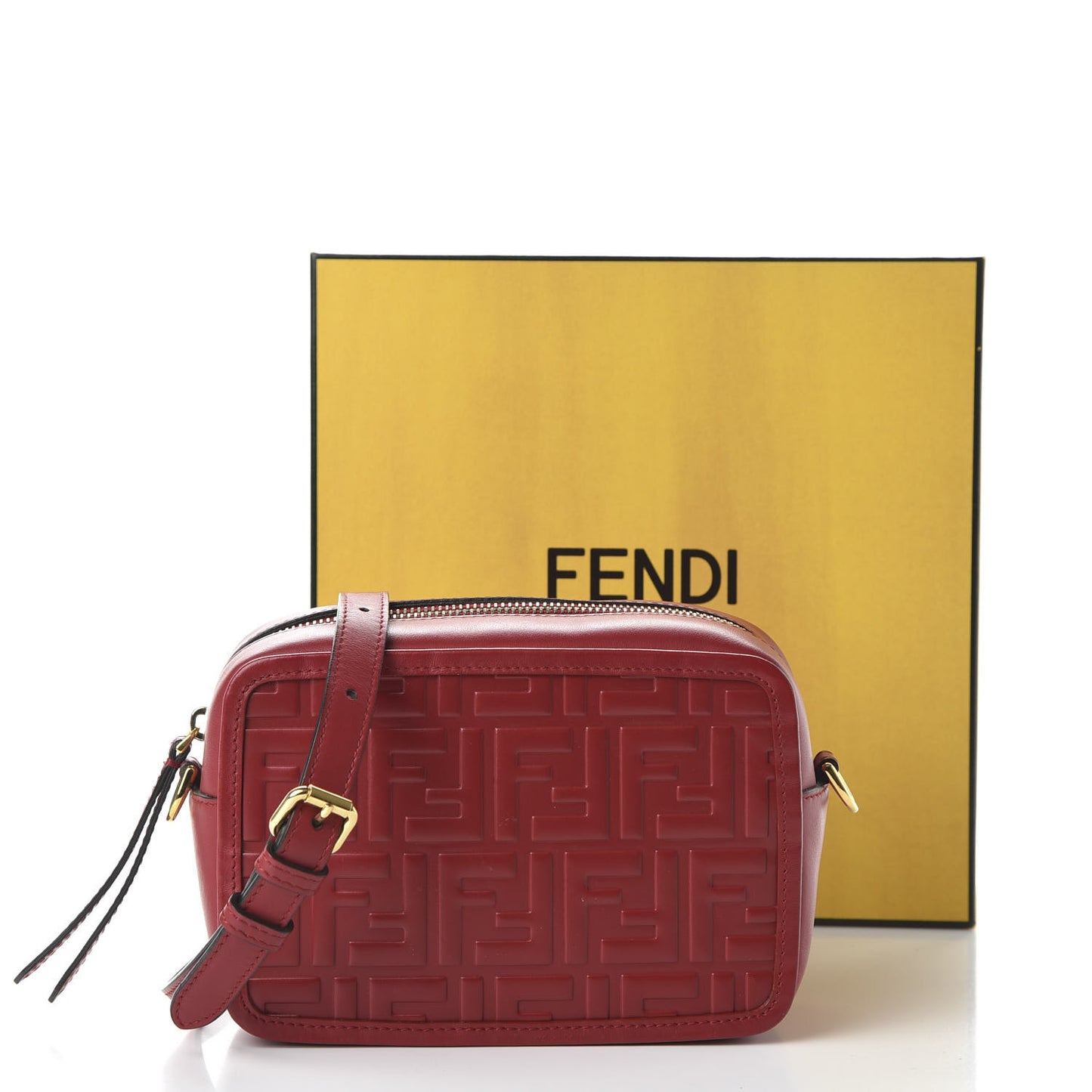 Vitello Century FF 1974 Embossed Mini Camera Case Fragola