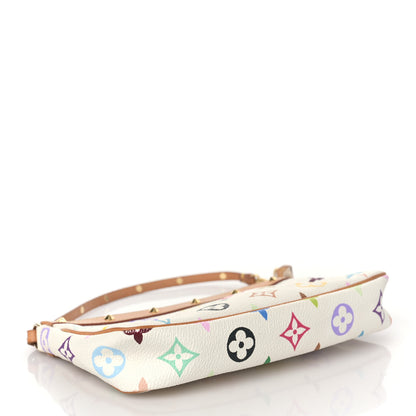 Louis Vuitton Monogram Multicolor Pochette Accessories White 4 of 9