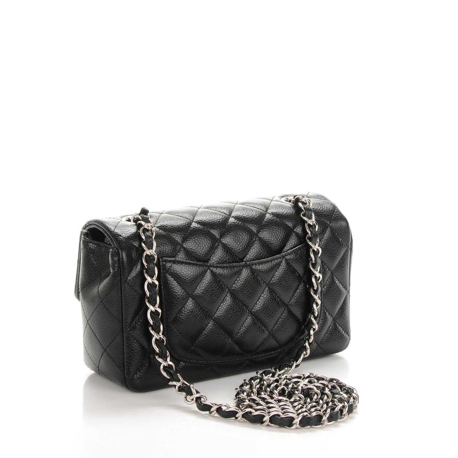 Chanel Caviar Quilted Mini Rectangular Flap Black 3 of 7