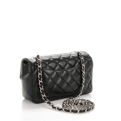 Chanel Caviar Quilted Mini Rectangular Flap Black 3 of 7